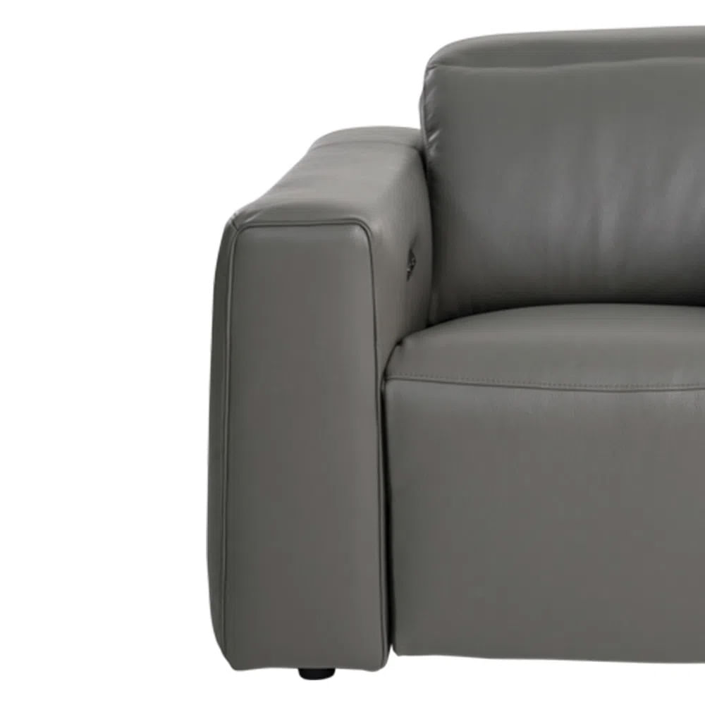 Sofá 1p Reclinable Eléctrico Casper Gris Oscuro Tempo Desing Tempo Design